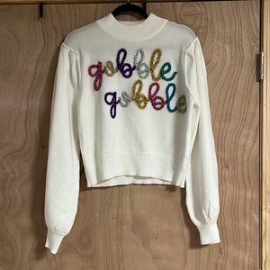 Gobble Gobble Thanksgiving sweater